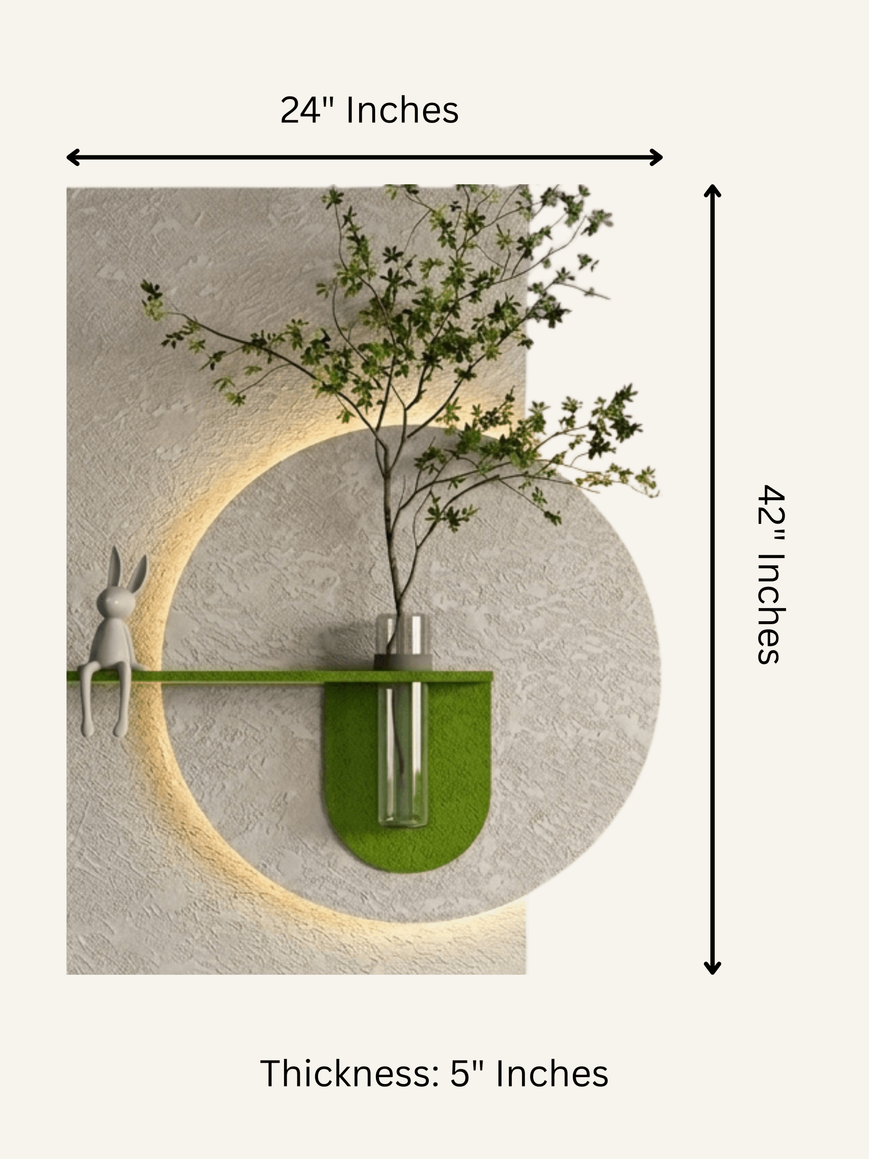 Nuvox LED Wall Decor Green