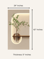 Ryvon LED Wall Decor Brown