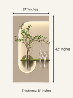 Ryvon LED Wall Decor Green