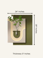 Clyvex LED Wall Decor Green