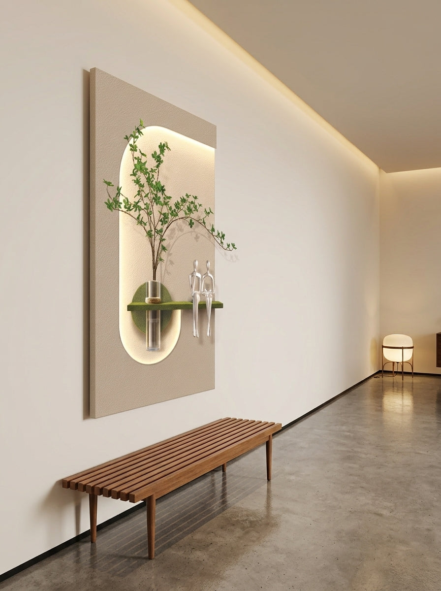 Ryvon LED Wall Decor Green