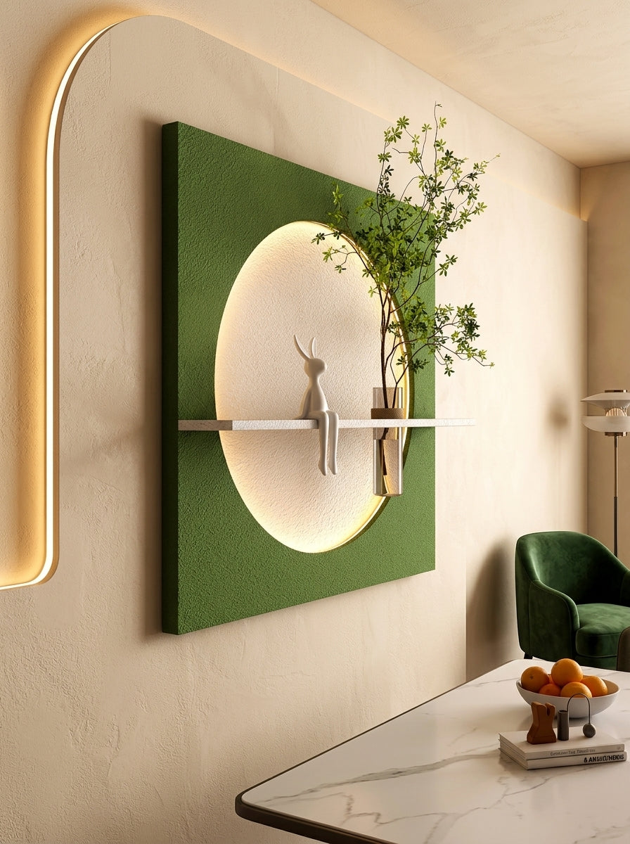 Pyrex LED Wall Decor Black Green