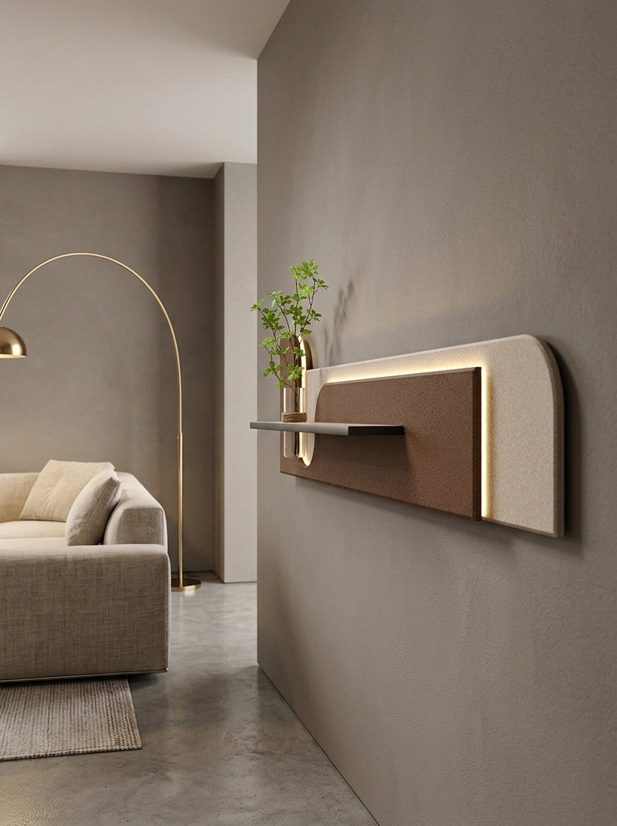 Vexon LED Wall Decor Brown