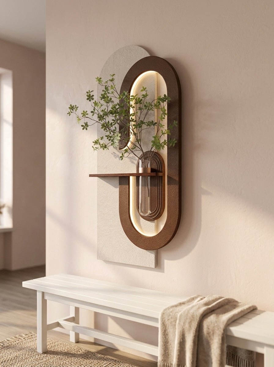 Breln LED Wall Decor Brown
