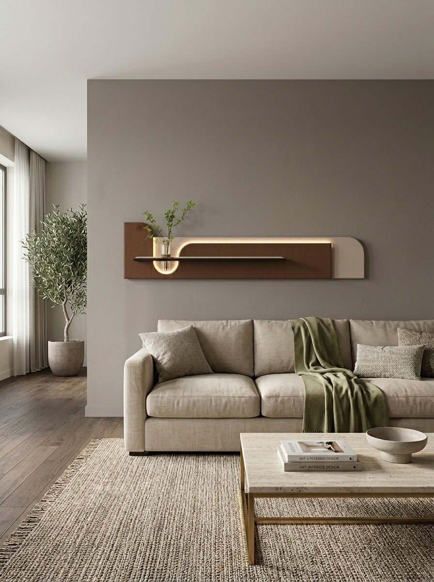 Vexon LED Wall Decor Brown