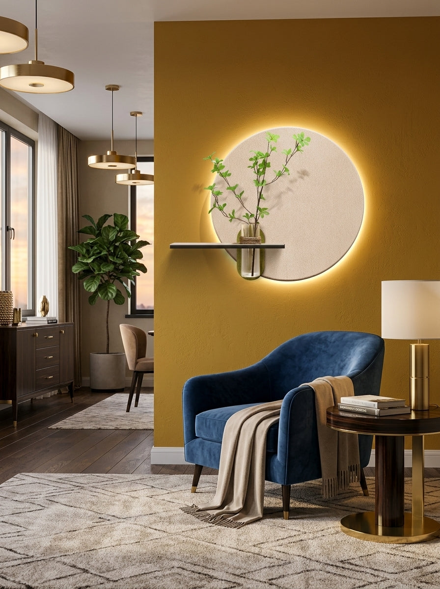 Nyrox LED Wall Decor White