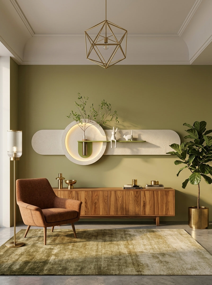Drynn LED Wall Decor Green