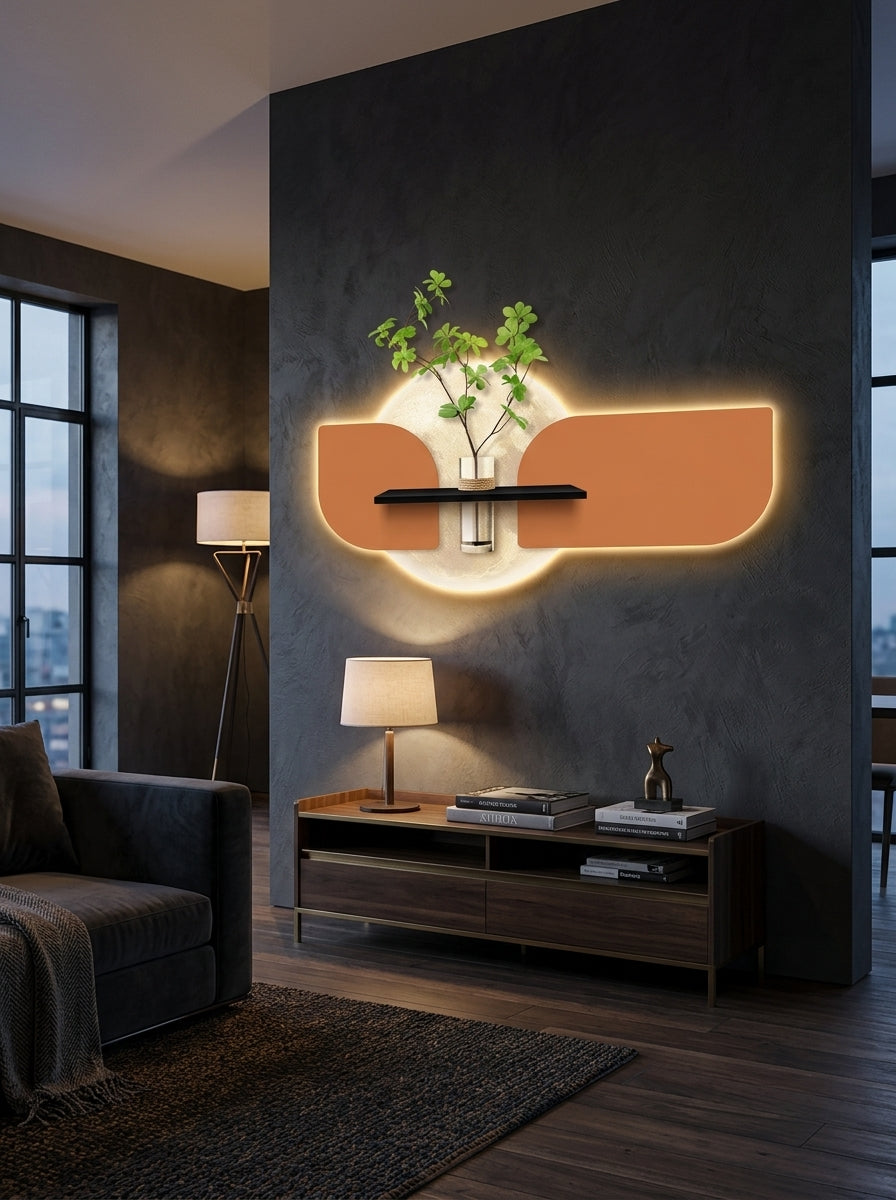 Prevon LED Wall Decor Orange
