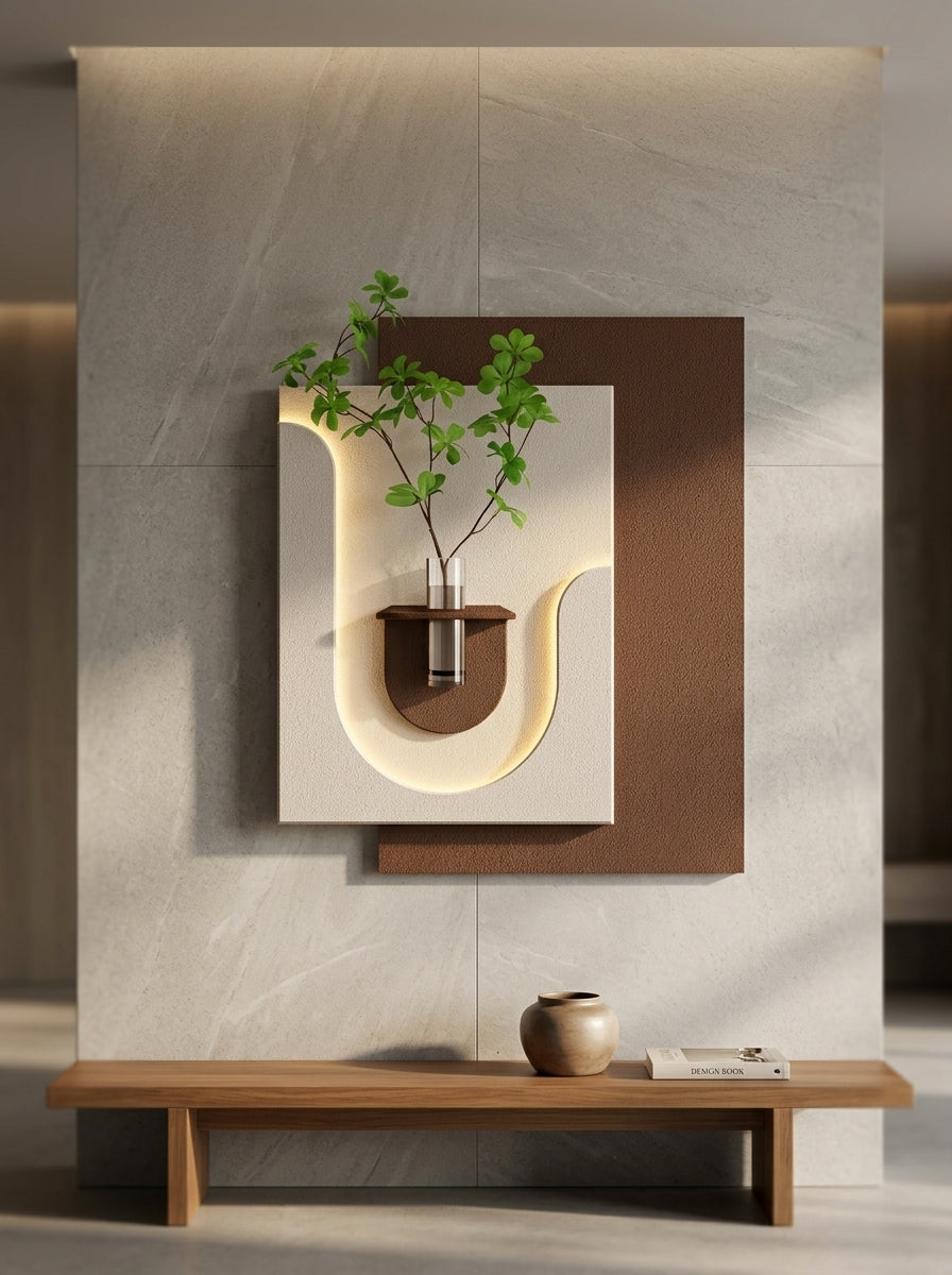 Clyvex LED Wall Decor Brown