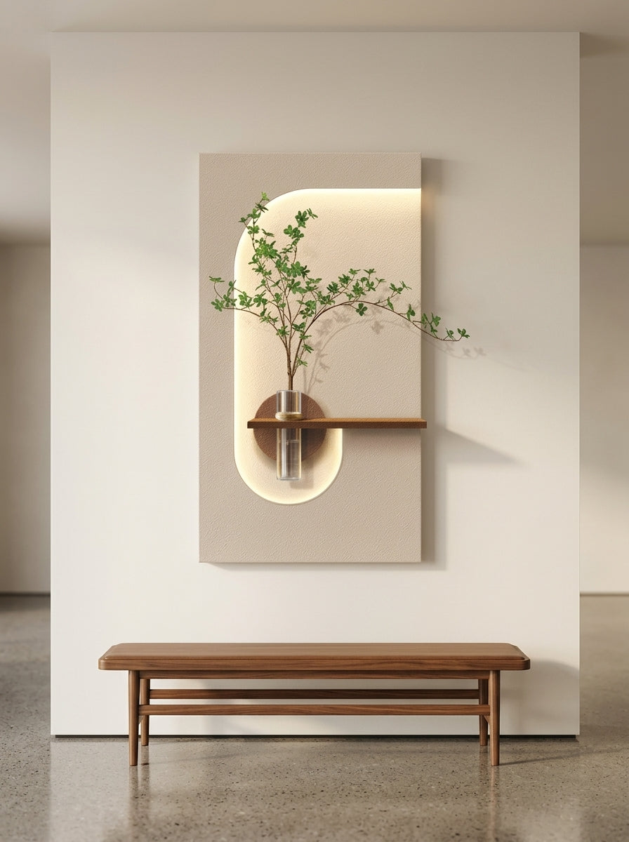Ryvon LED Wall Decor Brown