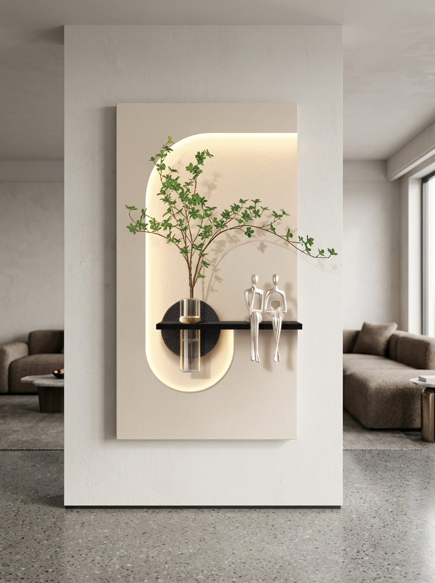Ryvon LED Wall Decor Black