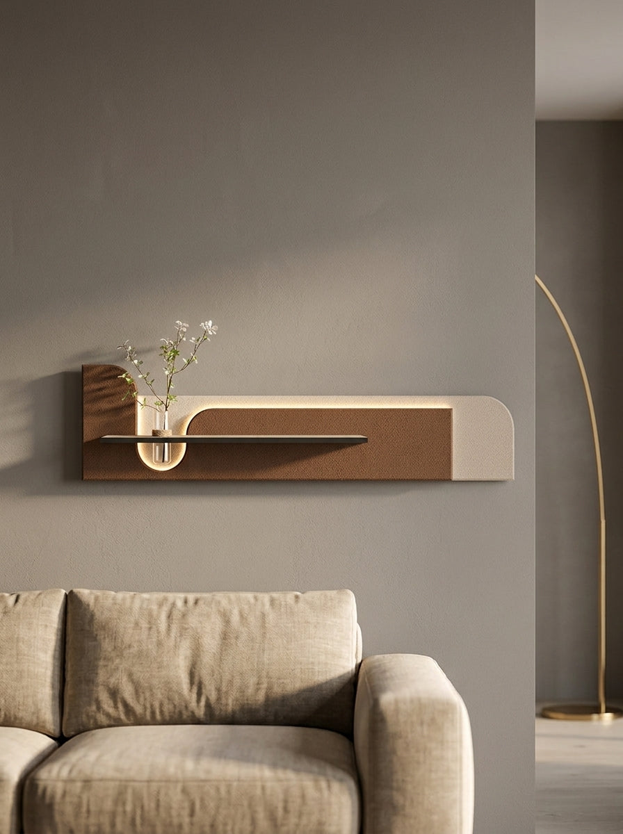 Vexon LED Wall Decor Brown