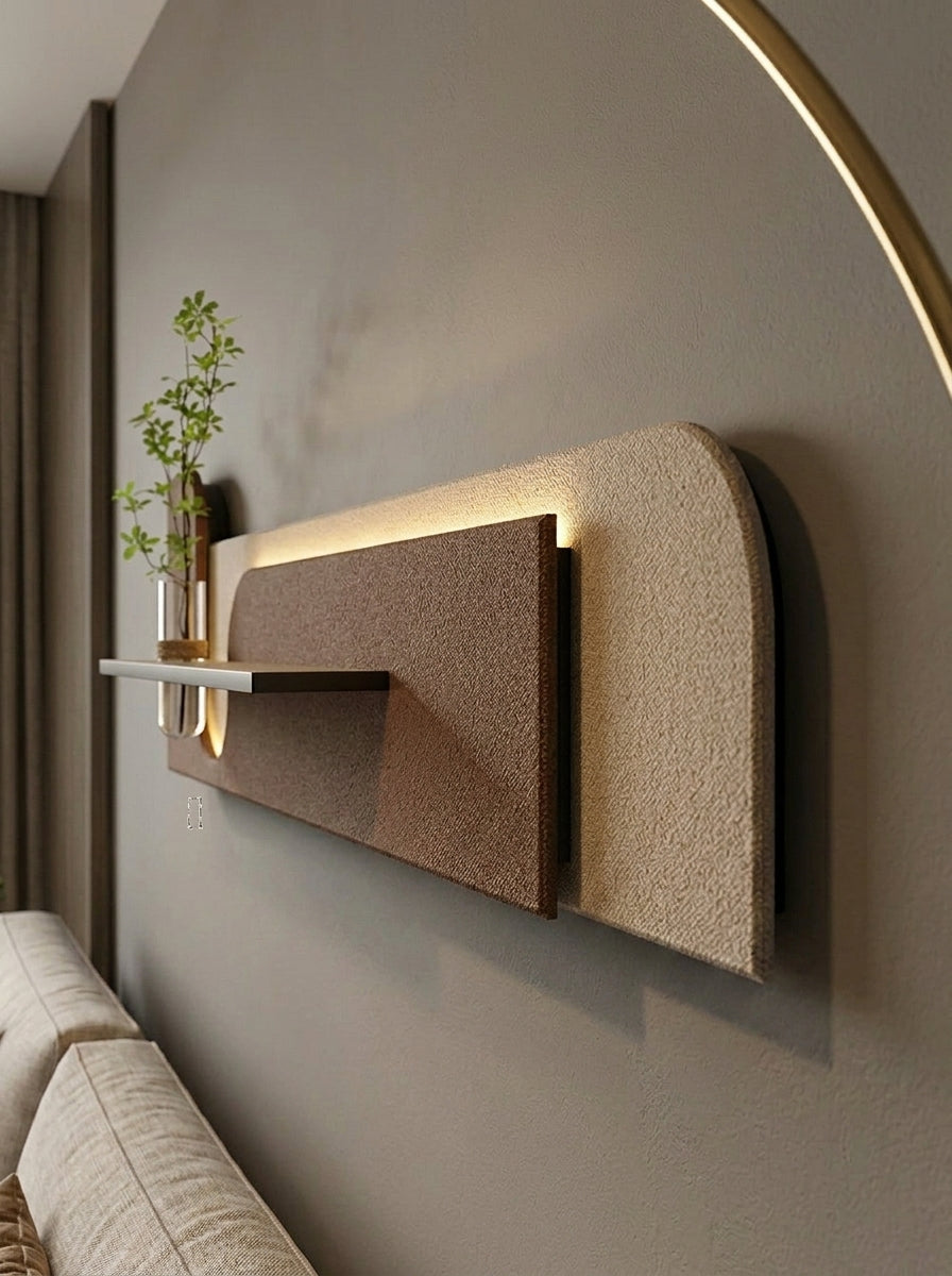 Vexon LED Wall Decor Brown
