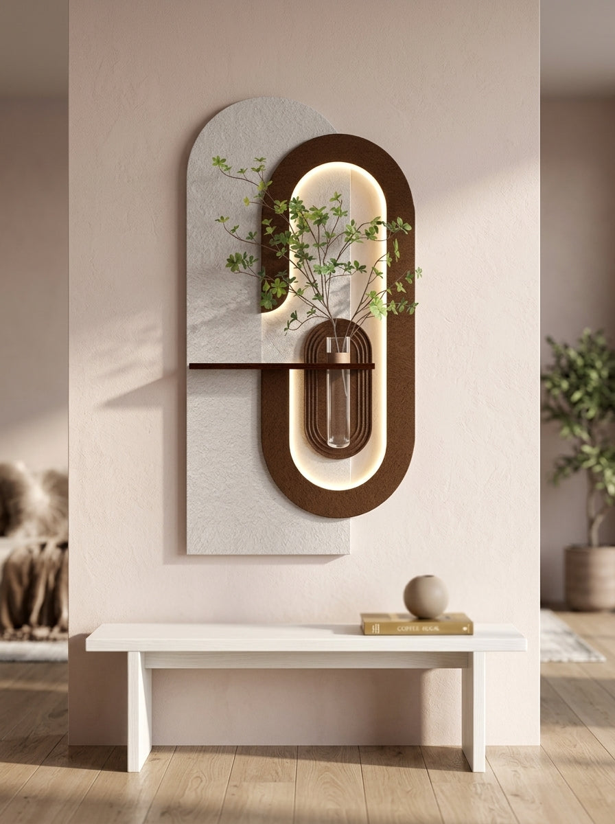 Breln LED Wall Decor Brown