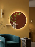 Nyrox LED Wall Decor Maroon
