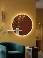 Nyrox LED Wall Decor Maroon