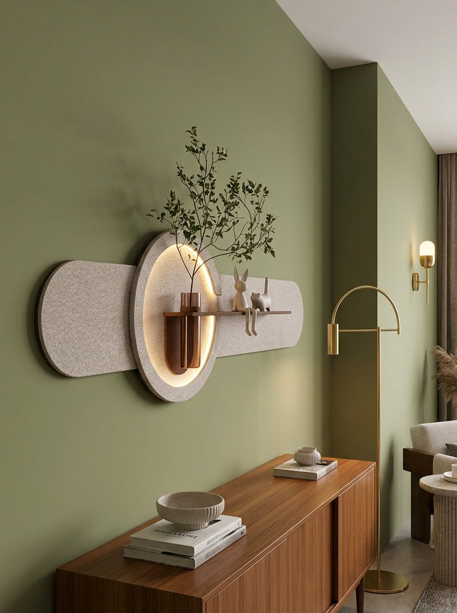 Drynn LED Wall Decor Brown