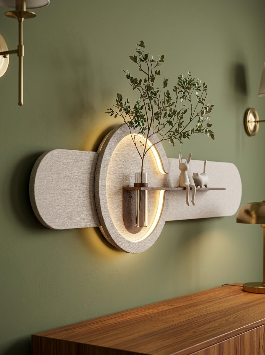 Drynn LED Wall Decor Brown